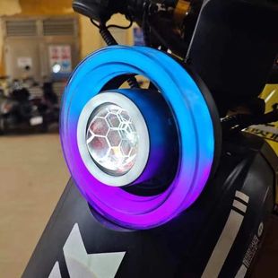 奇迹牛透镜大灯骑士 小牛款 电动车透镜大灯55w改装 直上通用535