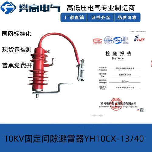 10KV国网标准化固定间隙避雷器