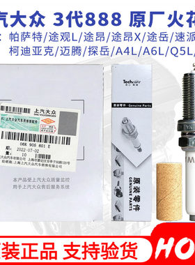 原装大众EA888单只双铂金火花塞