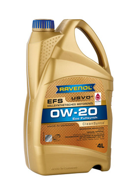 德国RAVENOL拉锋全合成机油EFS 0W-20  4+5类PAO