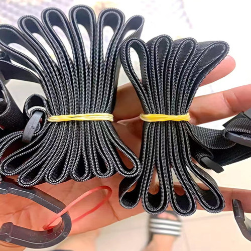 车衣弹力防风绳绑绳塑料宽勾挂钩