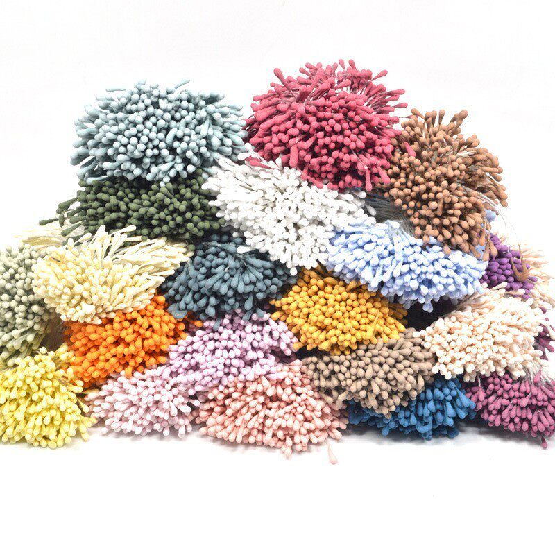 魔云子哑光圆头花蕊花心装饰热缩片花朵花心热缩片饰品diy材料