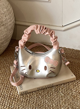 可爱女童包包2026新款斜挎包儿童kt猫手提包小女孩公主外出小挎包