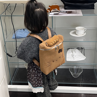 儿童卡通双肩包女童可爱kt猫小书包幼儿园女孩宝宝轻便外出小背包