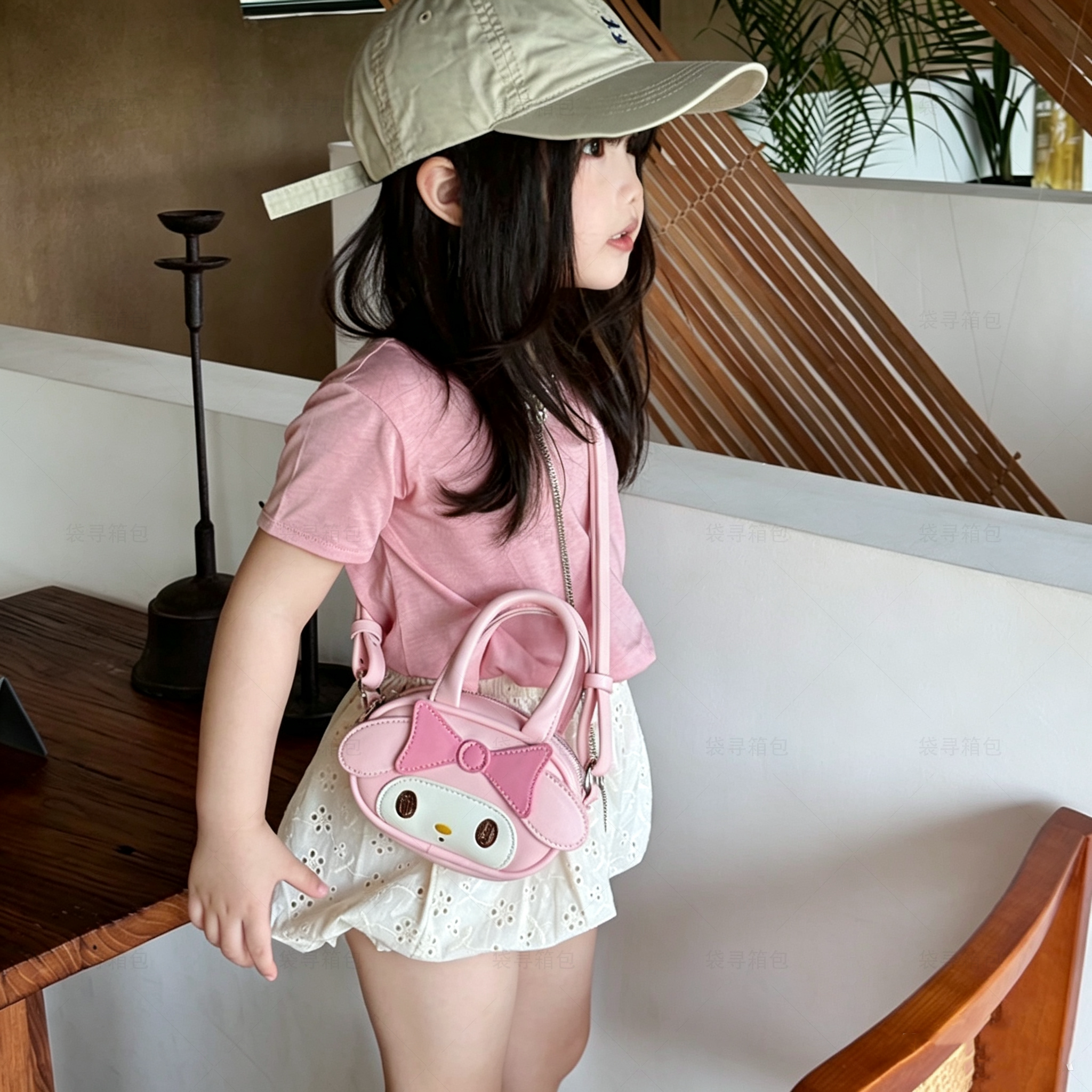 甜美儿童斜挎包2026新款女童包包可爱手提包小女孩宝宝外出公主包