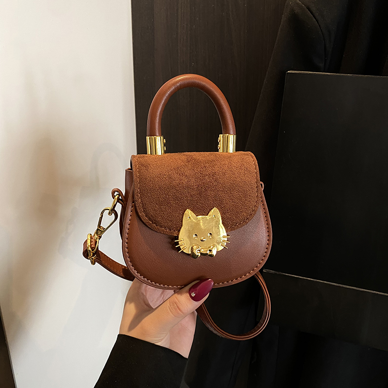 女童斜挎包时尚马鞍包儿童新款