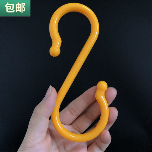 包邮加粗塑料S钩大号免钉挂钩