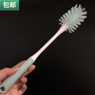 长柄柱形杯刷水壶底清洁刷全方位杯子清洗刷子水瓶刷水杯刷 包邮