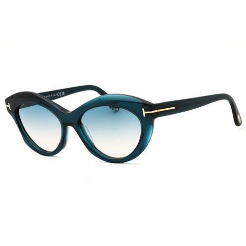TOMFORD汤姆福特女士太阳眼镜蓝色全框猫眼框架FT1111 92P