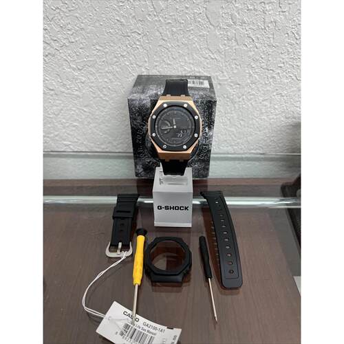 CASIO卡西欧G Shock GA2100黑色玫瑰Oak AP限量版