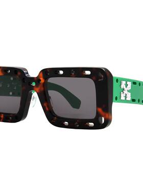 灰白色Off-White OERI025 6007 52男女太阳眼镜多OffWhite