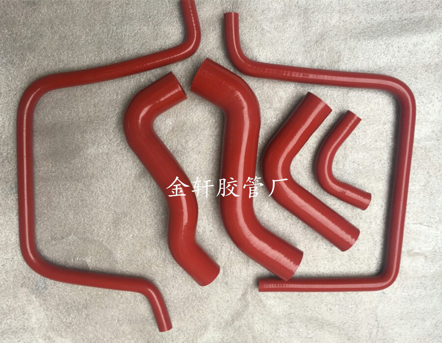 陆风X6X9 VM 水箱上下水管耐高低温硅胶水管改装硅胶水管6件套