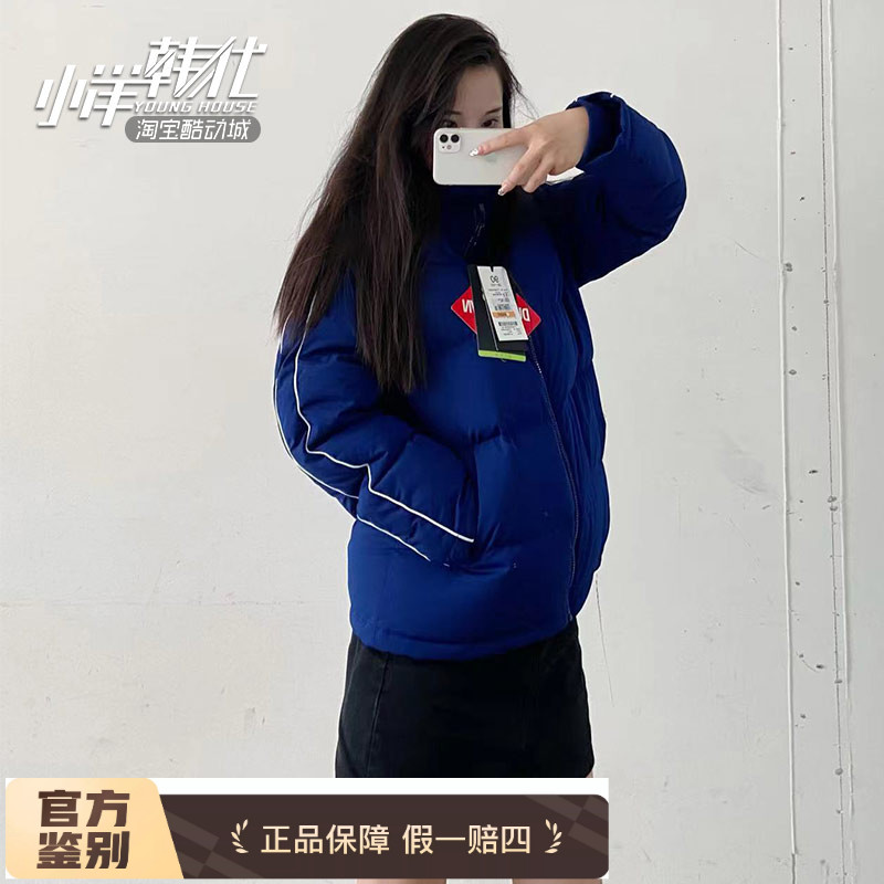 TBJ冬加厚女短款鸭绒羽绒服