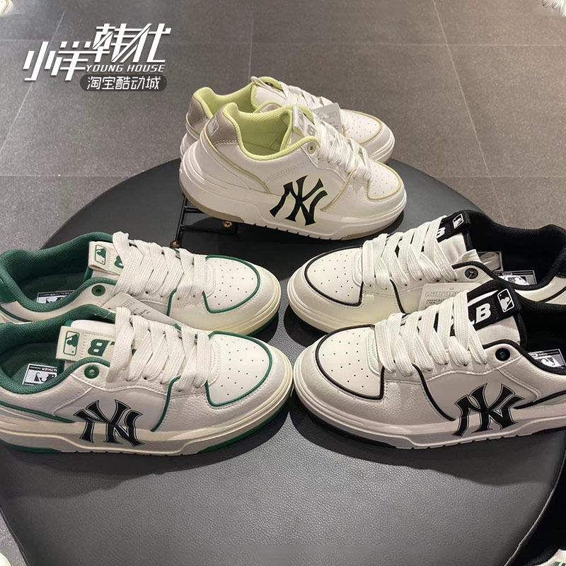 小洋韩代 MLB 22年新款增高NY大标运动老爹鞋休闲板鞋 3ASXCA12N_虎窝淘