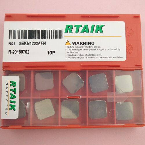 RTAIKK R01 SEKN1203AFN  SEKN1504AFN SPKN1504ZER 铝用铣刀片 - 封面