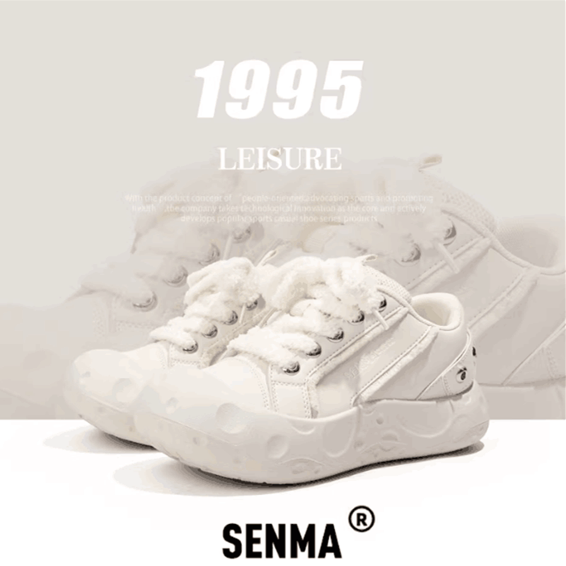 森马女鞋2026春季新款厚底增高百搭大头鞋今年流行潮流运动休闲鞋