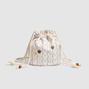 芭比弘盛CHARHP&KEJNT官方碎花手机包大容量斜挎包时尚水桶