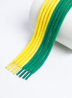 LANCEMAKER适配空军一号DUNK帆布AJ1柠檬黄军绿棉麻绳7mm圆形鞋带