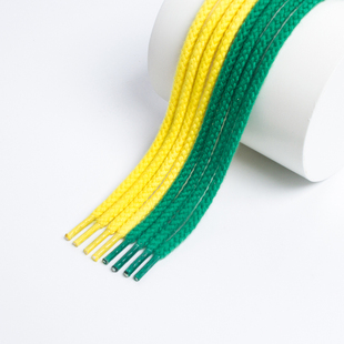 LANCEMAKER适配空军一号DUNK帆布AJ1柠檬黄军绿棉麻绳7mm圆形鞋 带