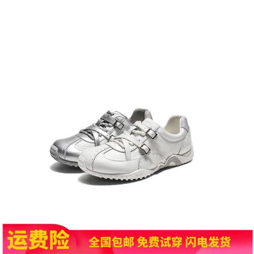 同款蒲公英芭蕾风老爹鞋女2026新款薄底圆头运动休闲鞋B3403CM6