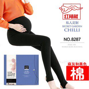 红辣椒孕妇保暖纯棉安胎打底裤女