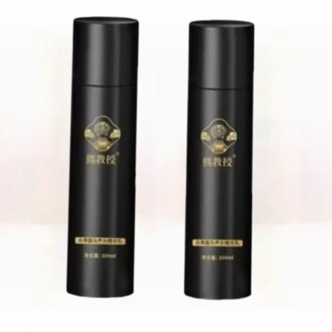 熊教授灵芝虫草首乌养发精华乳液森巴夫草本法尔加同款