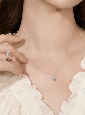 poetictwinkle锁骨链925925纯银