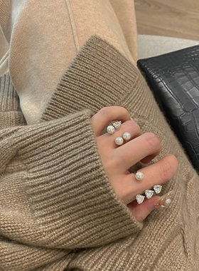 纯银珍珠戒指PoeticTwinkle