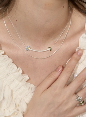 poetictwinkle锁骨链925纯银