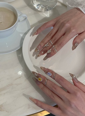 纯银PoeticTwinkle彩钻小众