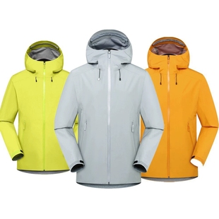 全溢胶硬壳冲锋衣今年流行款 户外外套 阿尔法beta 平替大牌同款