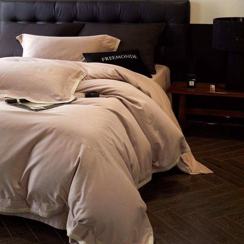 简约轻奢超细旦天丝磨毛四件套