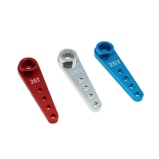 加长舵机臂舵机摆臂标准舵机摇臂25T金属车模支架摇杆一字舵臂