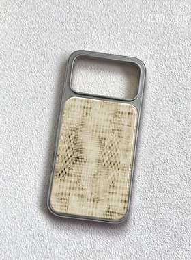 之简ZHIJIAN《复古花纹》电镀黑框磨砂磁吸手机壳适用苹果iphone17promax华为小米14PROP70ULTRAP70PRO