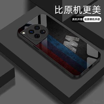 适用【一加12】宝马Mpower液态玻璃亮面手机壳RS电镀全包镜头冰感轻奢高档软边抗摔耐脏保护套