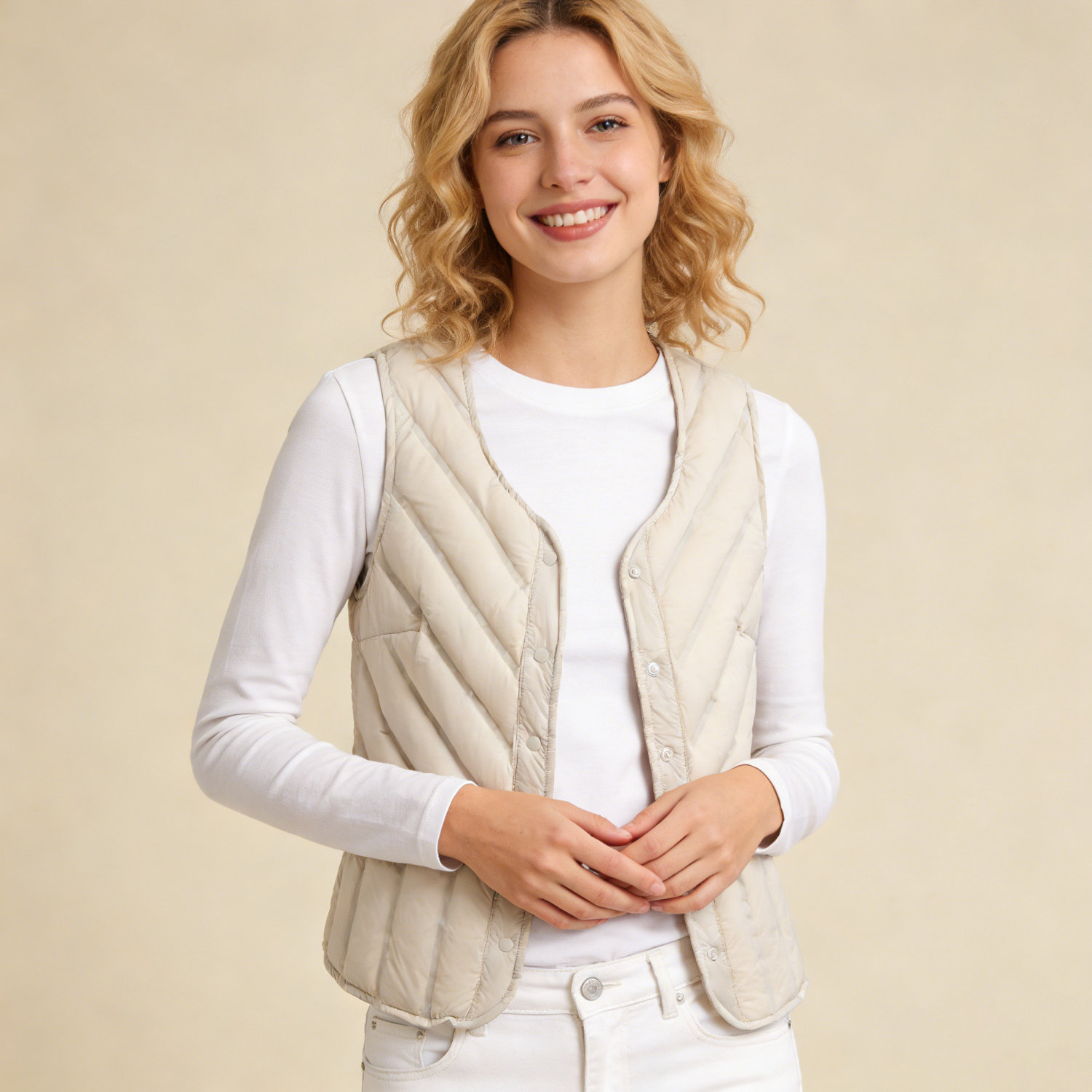 90白鸭绒羽绒服女短款马甲2025新款秋冬V领时尚轻薄内搭外穿马夹,女装/女士精品,时尚羽绒马夹,淘宝优惠券,粉丝福利购,淘宝优惠卷