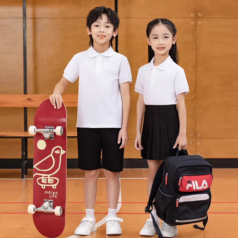 小学生英伦学院风Polo衫演出服