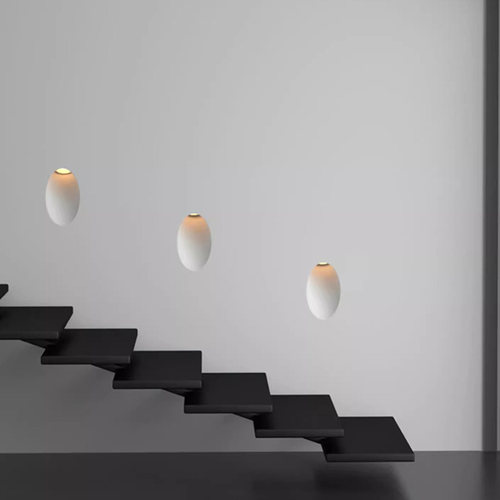 LED感应地脚灯石膏壁灯cob筒射灯