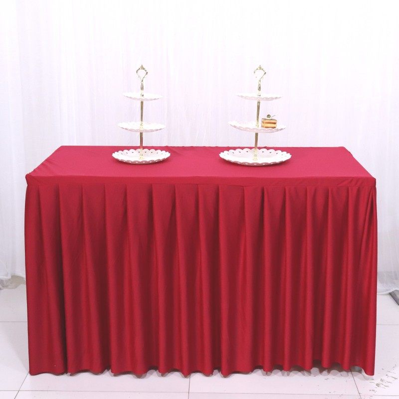 现代简约酒店桌布餐桌布展会婚庆桌裙桌罩会议活动桌布可定制布艺,居家布艺,桌布,淘宝优惠券,粉丝福利购,淘宝优惠卷