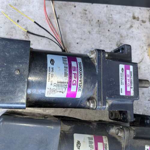 议价拆机二手共6个90W韩国SPG减速电机S9I90GXH-V1