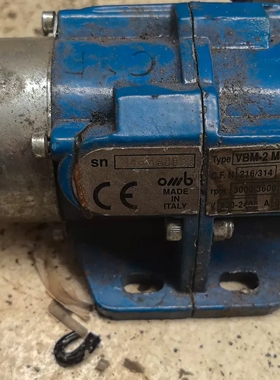 议价意大利原装进口OMB震动电机VBM-2M，AC220V，拆机