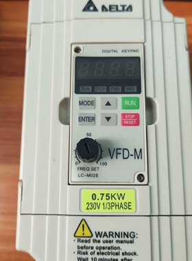 议价台达变频器VFD007M21A/0.75kw23V