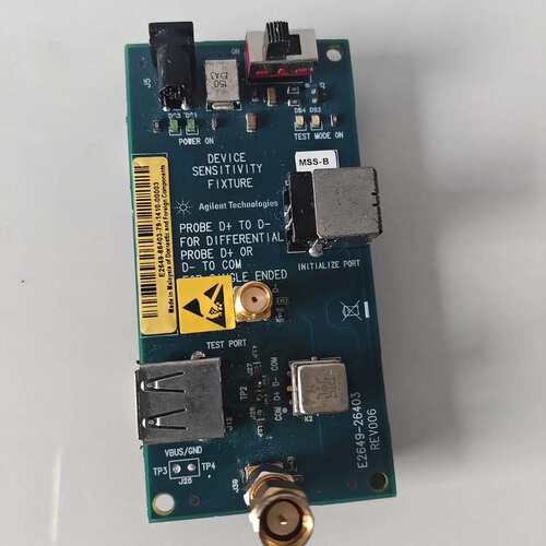 议价安捷伦USB接口测试夹具E2649-26403实物图片拍摄，