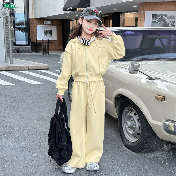 女童套装2025新款网红洋气两件套