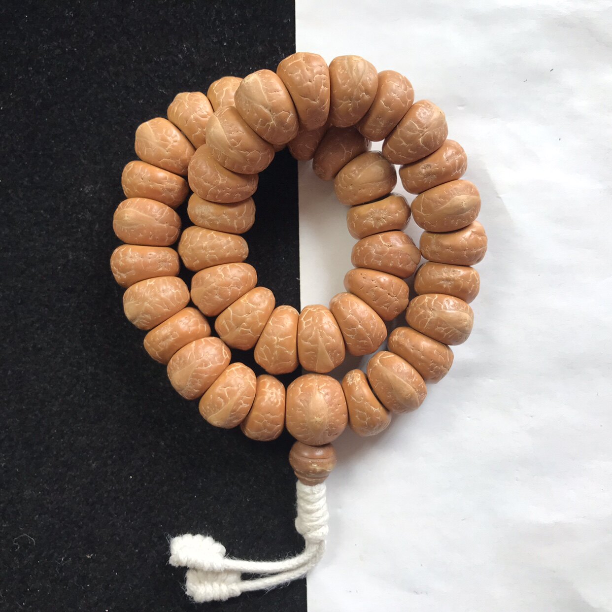 一图一物15mm国工大肠尼泊尔橘皮凤眼菩提子手持手链佛珠手串