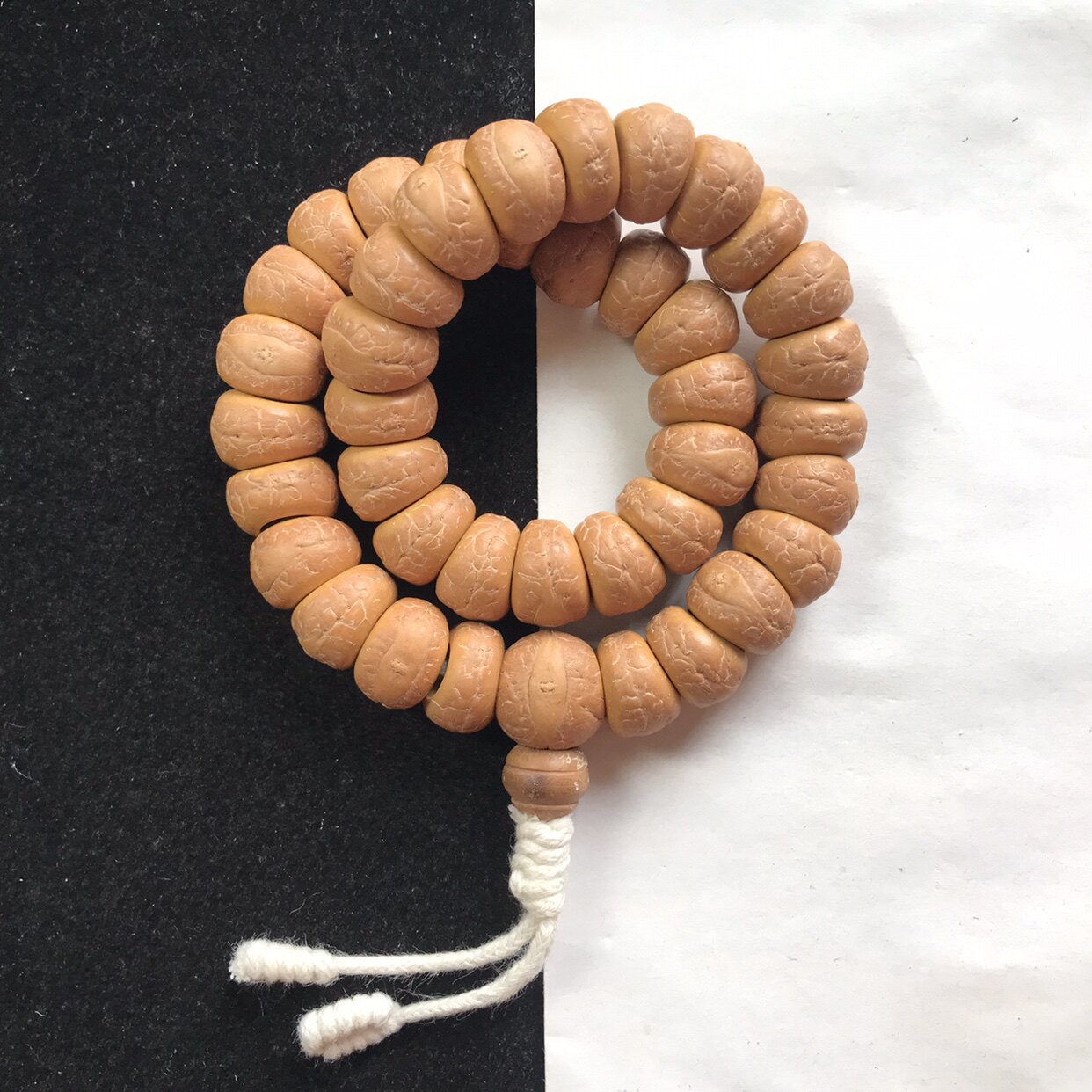 一图一物14mm尼泊尔凤眼菩提子国工掏仓大肠36手持手链龙眼菩提