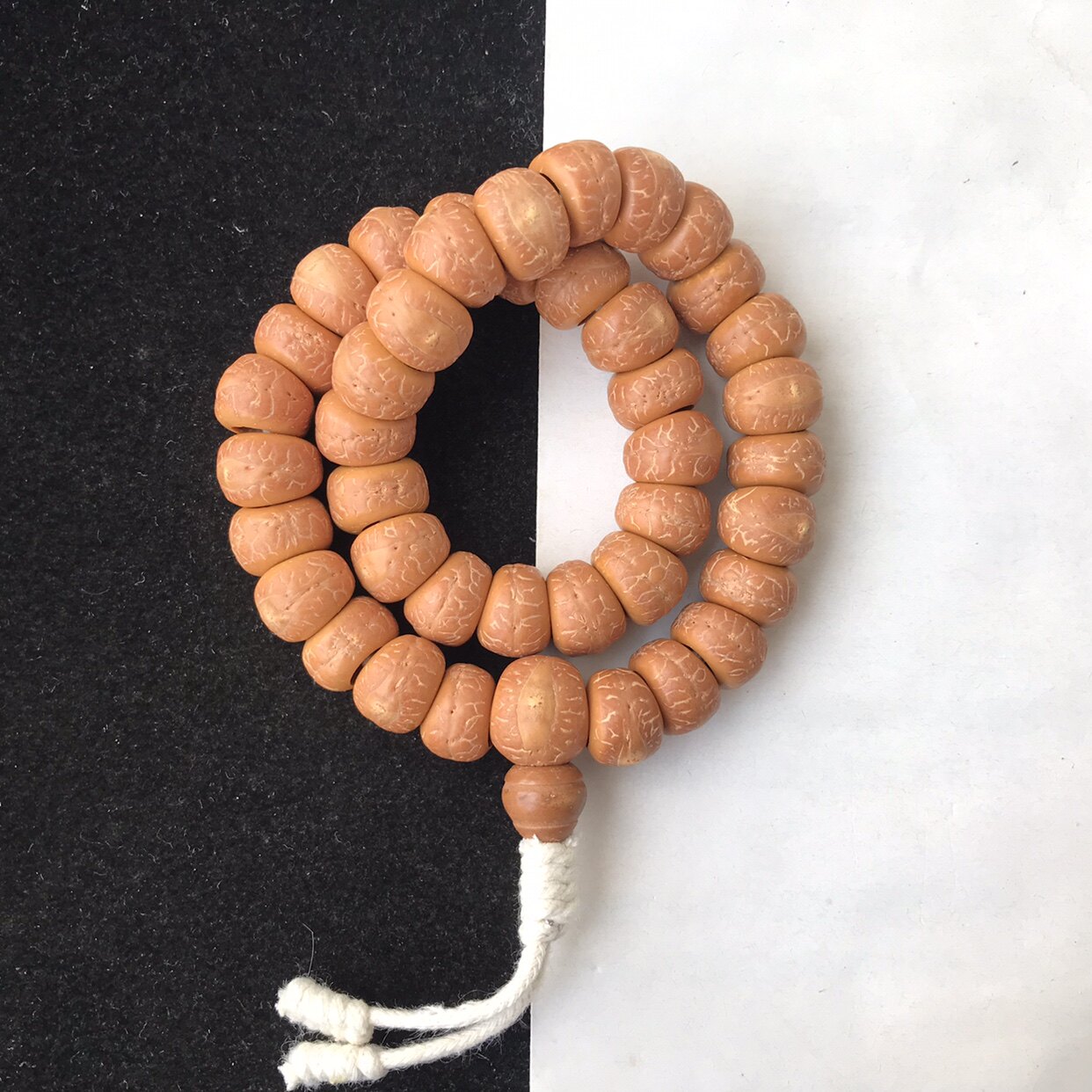 一图一物12.5mm尼泊尔国工掏仓大肠小凤眼菩提子手链佛珠手持