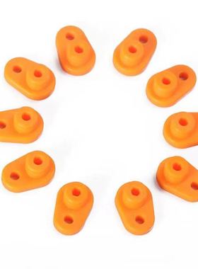 曲杆摇臂1302橙色 玩具小车行走机器人连接件零配件