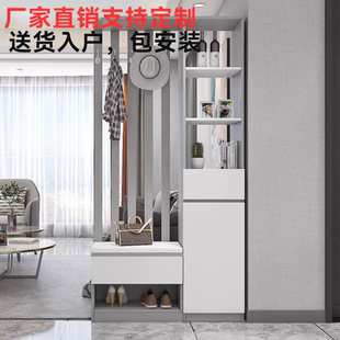 进门玄关柜隔断柜简约现代客厅屏风鞋柜一体入户间厅轻奢包邮定制