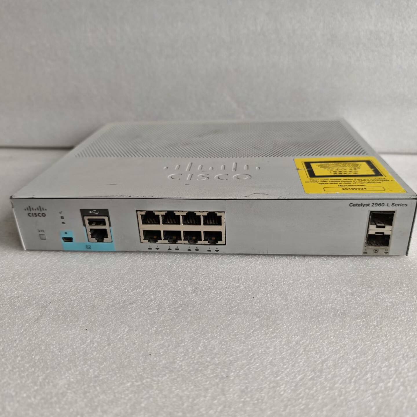 可议价思科 WS-C2960L-8TS-LL 8口千兆交换机，成色